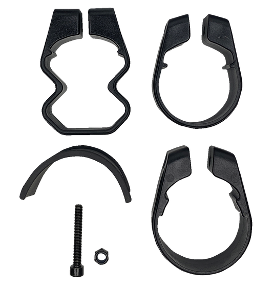 Moose Offroad Elite Side View Mirror - Octagon Black (Part Number: MEMIRKIT-ES1CCS)