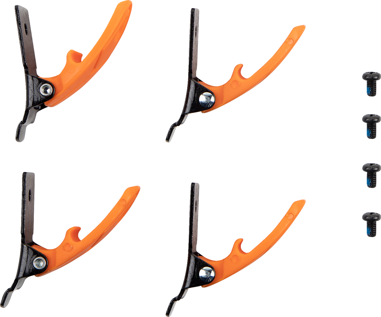 MOOSE OFFROAD Qualifier Boot Buckle Kit - Orange (Part #3430-1009)