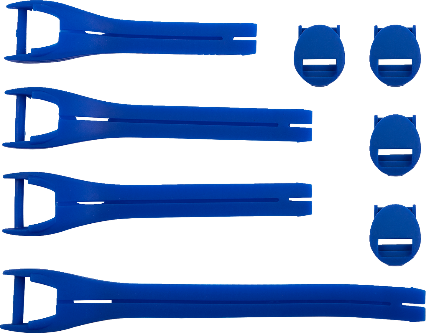 MOOSE OFFROAD Qualifier Boot Strap Kit - Blue, Size 10-15, Part 3430-1020