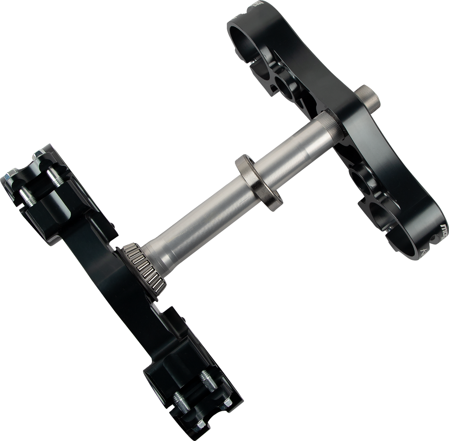 MOOSE OFFROAD Yamaha 12.089.2.AN Triple Clamp - Gray for Enhanced Rigidity and Precise Fork Alignment