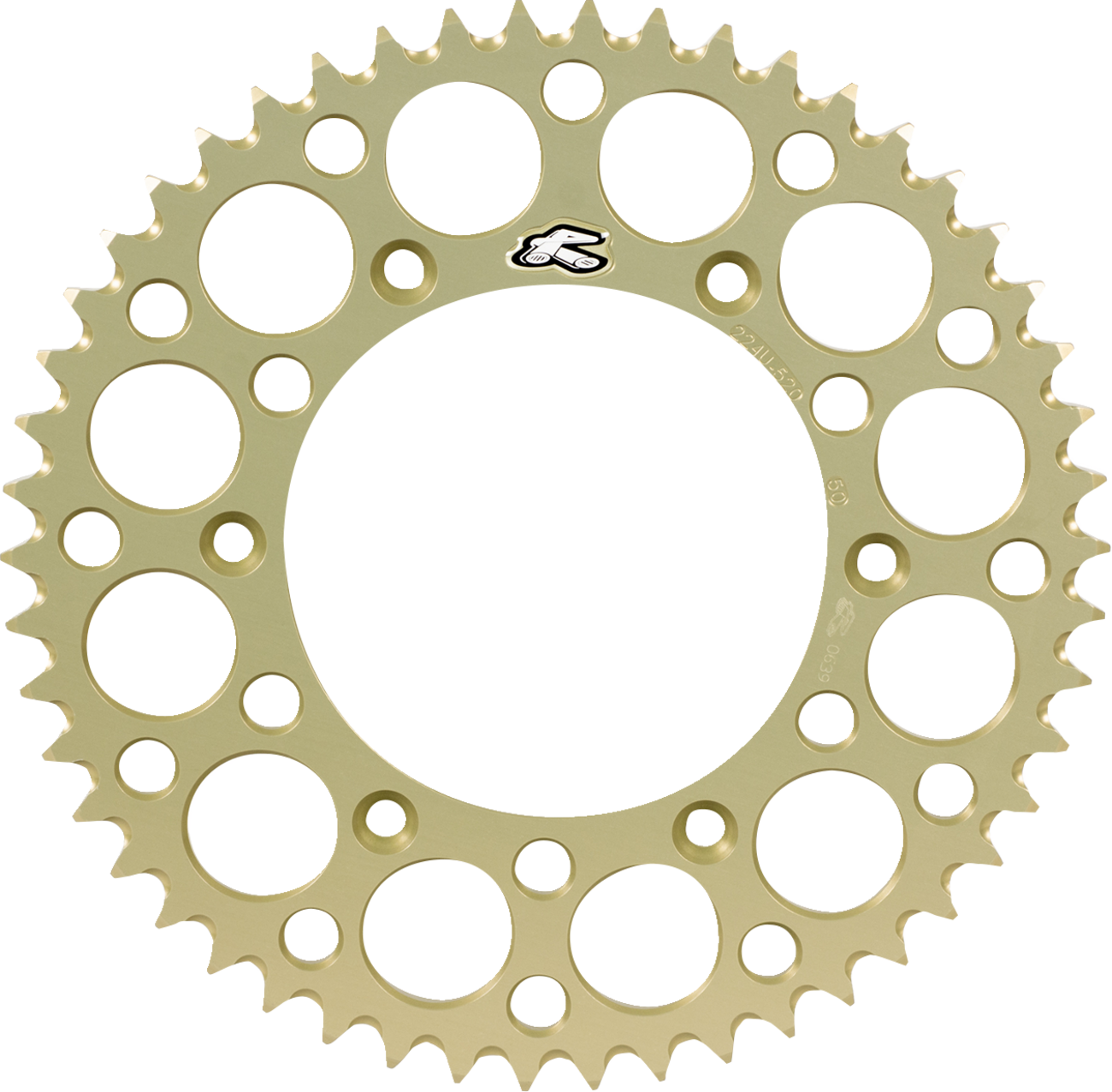 Renthal® 224U-520-48GPHA Limited Edition Hard Anodised Aluminum Rear Chainwheel, 48 Tooth