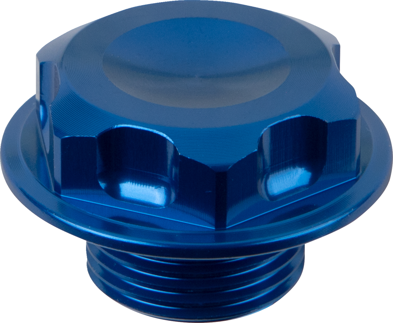 MOOSE OFFROAD C23-5241L Blue Steering Stem Nut for Enhanced Bike Performance