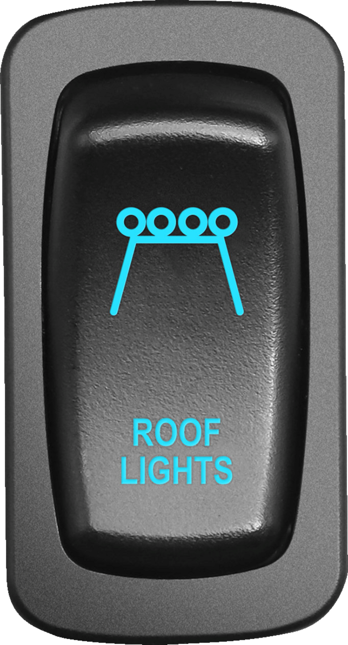 Moose Offroad Roof Light Switch - Blue RFL-CAR-B for Off-Road Vehicles