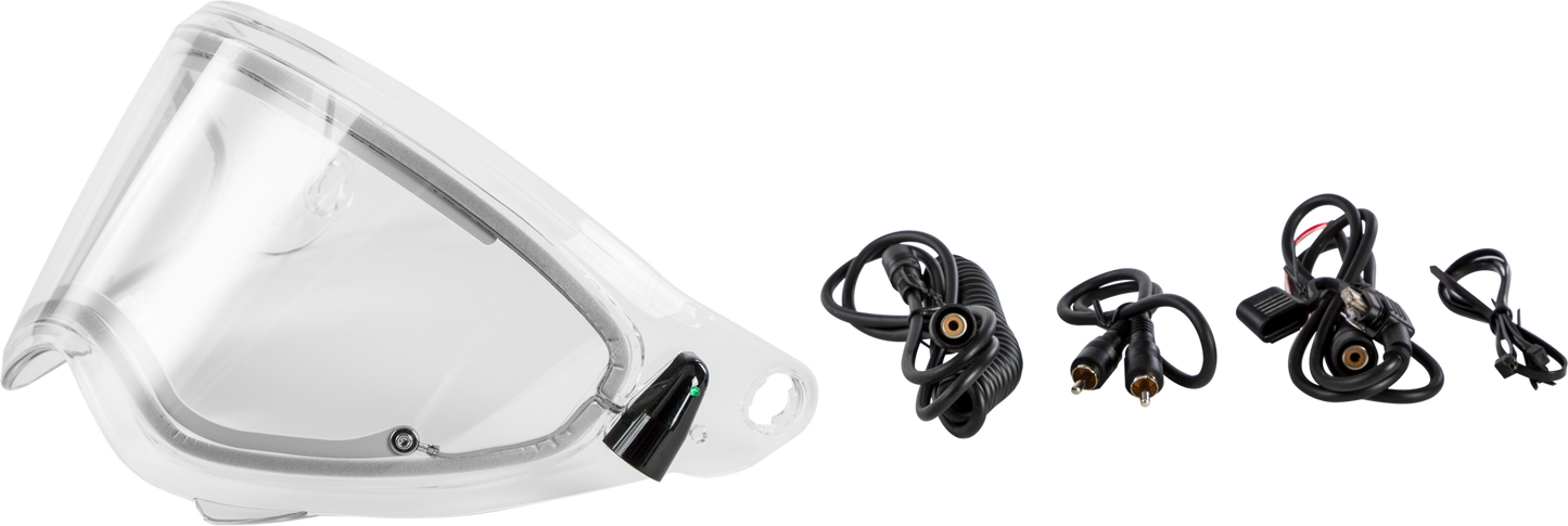 Fly Racing Trekker Helmet Electric Shield Clear with Cord Kit - F73-88550