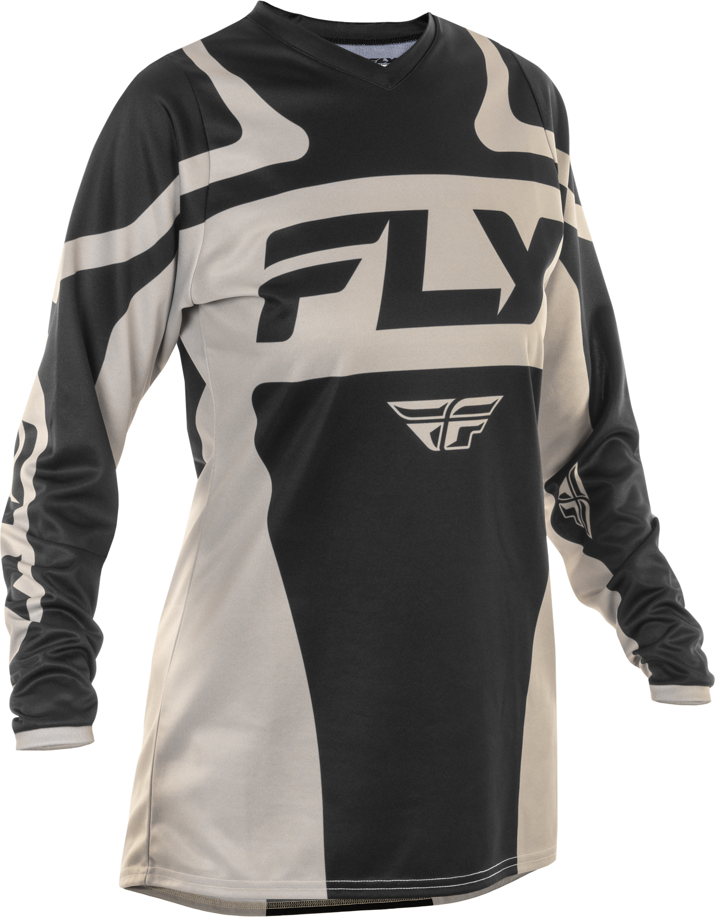 WOMEN'S F-16 JERSEY BLACK/WHITE 2X