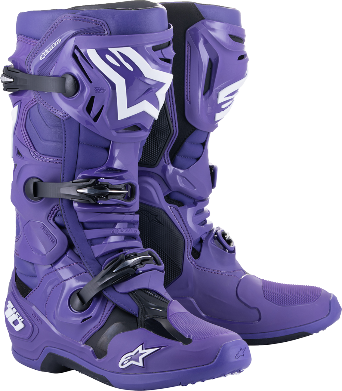 Alpinestars Tech 10 Boots - Purple/Black US 11 / EU 45.5 by Alpinestars Part Number 2010020-394-11