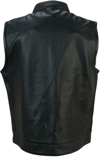 Z1R Vindicator Cowhide Leather Vest w/CC Pockets