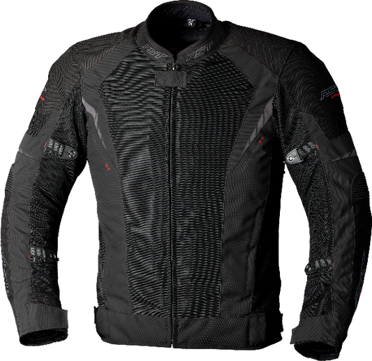 RST Ps Ventilator D3O Jacket Black Textile Motorcycle Riding Jacket