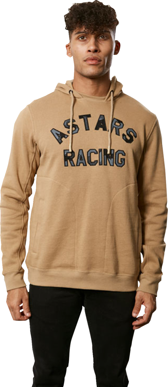 Alpinestars Assured Hoodie in Sand - XL | Comfortable Cotton-Poly Blend with Athletic Features
