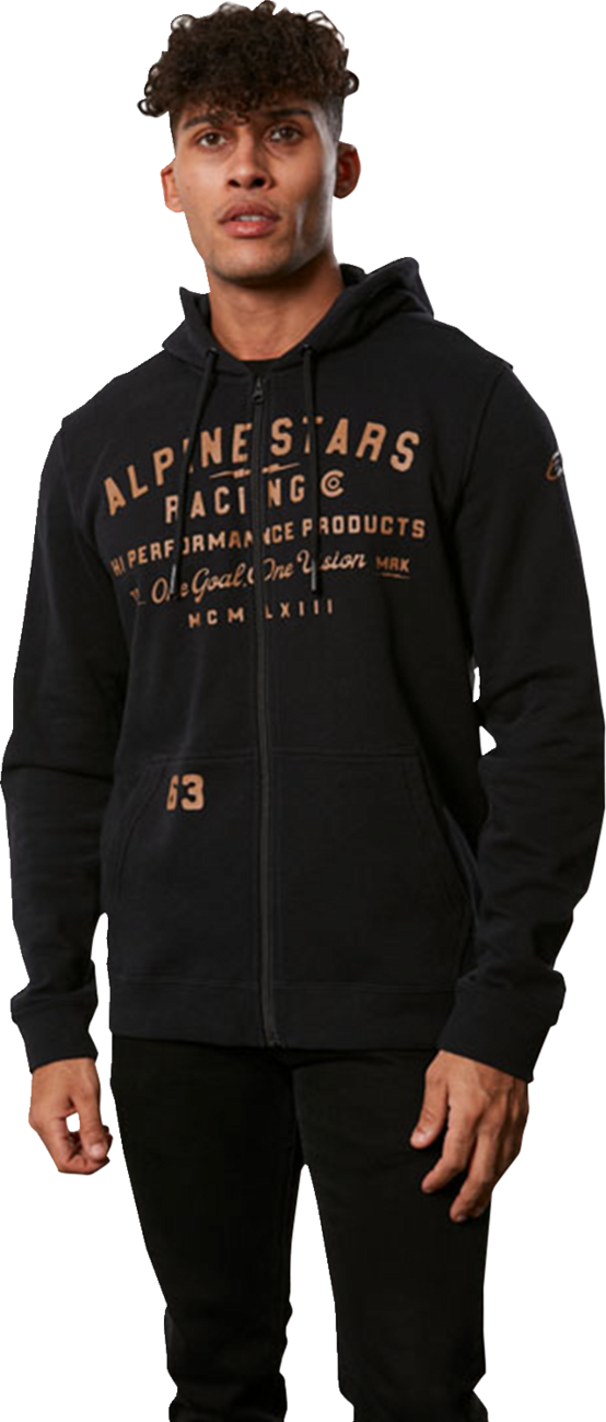 Alpinestars Region Hoodie - Black, Large - Part No. 12335340010L