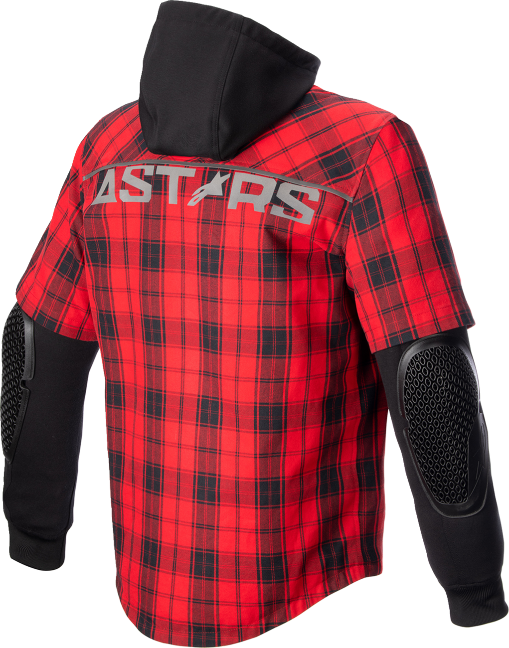 Alpinestars MO.ST.EQ Tartan Jacket - Red/Black, Size Small
