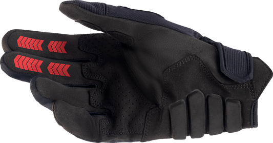 Alpinestars Techdura Gloves Fire Red/Black Large - Part 3564524-3131-L