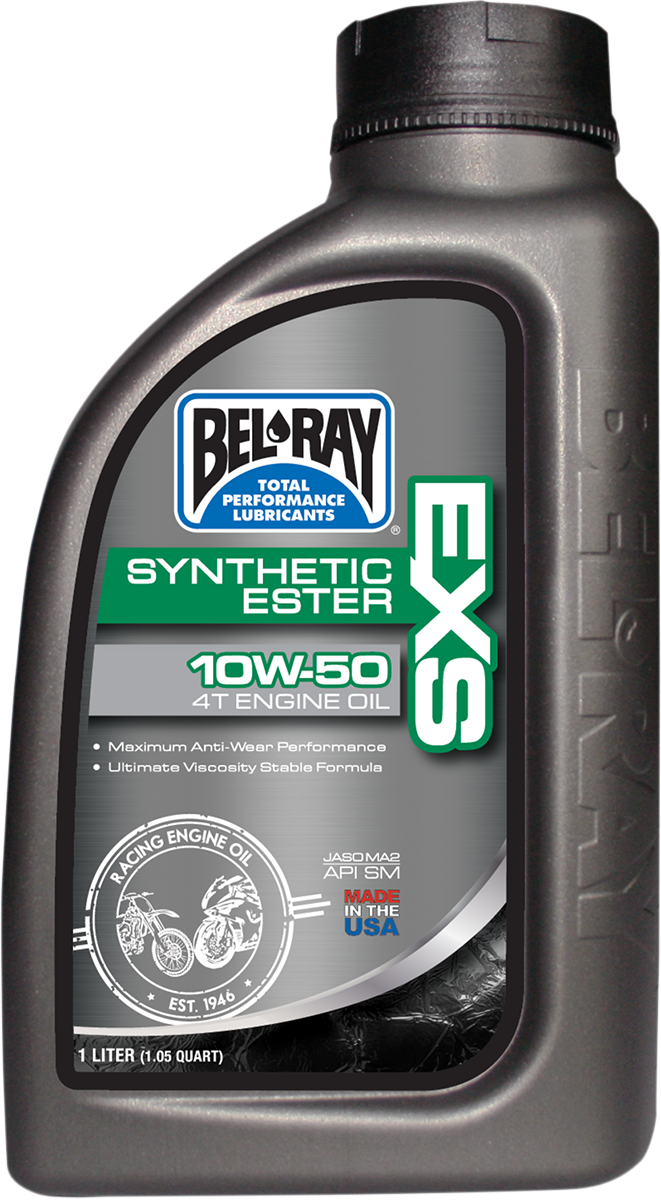 BEL-RAY EXS Synthetic 4T Oil 10W-50 - 1 Quart - Part Number 99160-B1LW