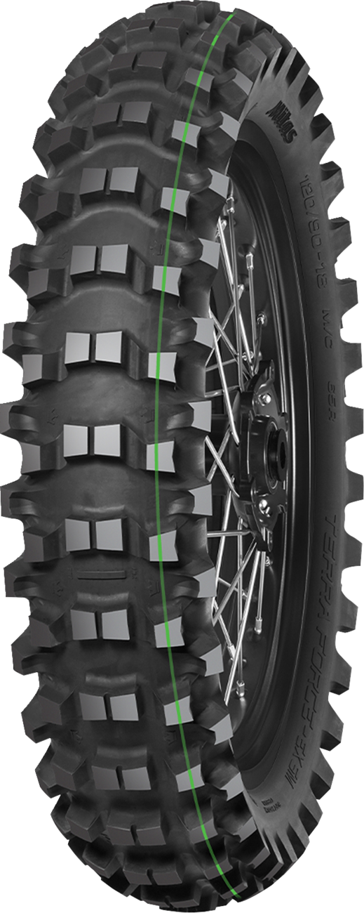 MITAS Terra Force-EX SM Super Light Rear Tire 110/100-18 for Enduro and Dual Sport Riding