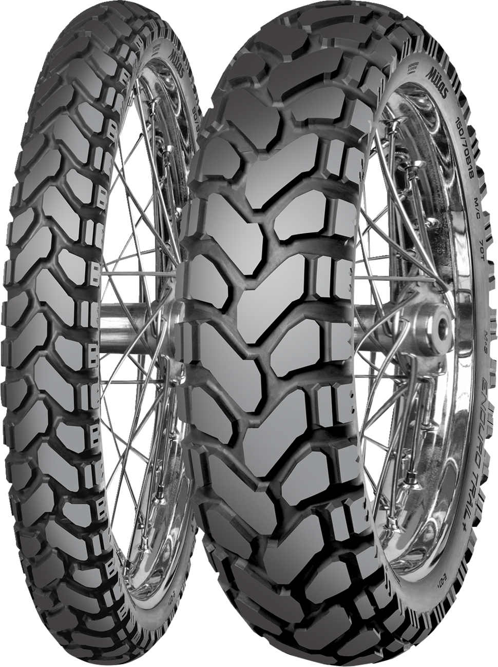 MITAS Enduro Trail Rear Tire 150/70B17 for Dual Sport and Adventure Motorcycles