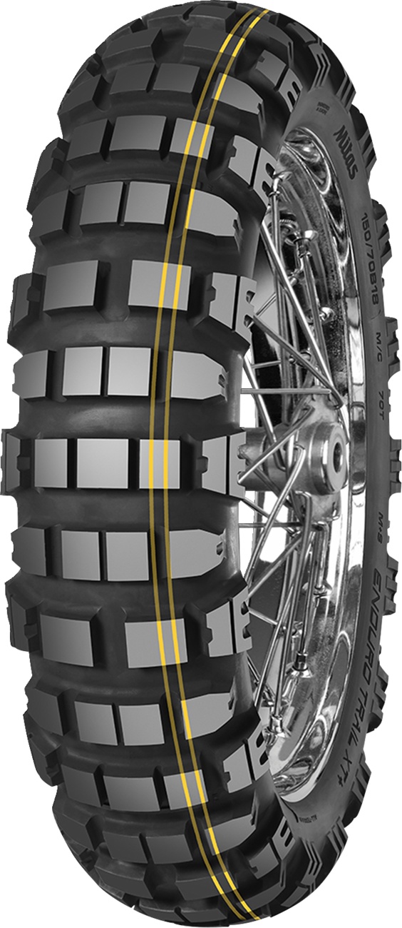 MITAS Enduro Trail-XT Dakar Rear Motorcycle Tire 140/80B17 69H for Dual Sport and Adventure Bikes