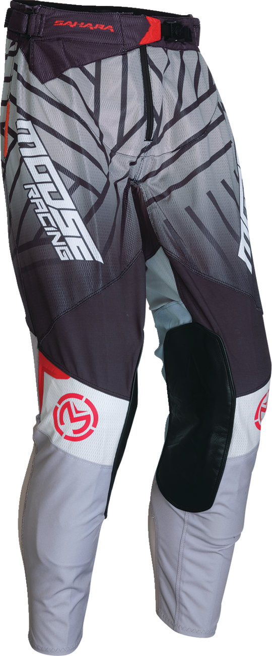MOOSE OFFROAD Sahara Pants US 34 with Durable Knee Panels and Ventilated Polyester Mesh