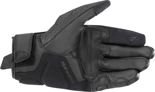 Alpinestars Celer V3 Leather Motorcycle Gloves - Black, 2XL (Part No. 3567024-1100-2X)