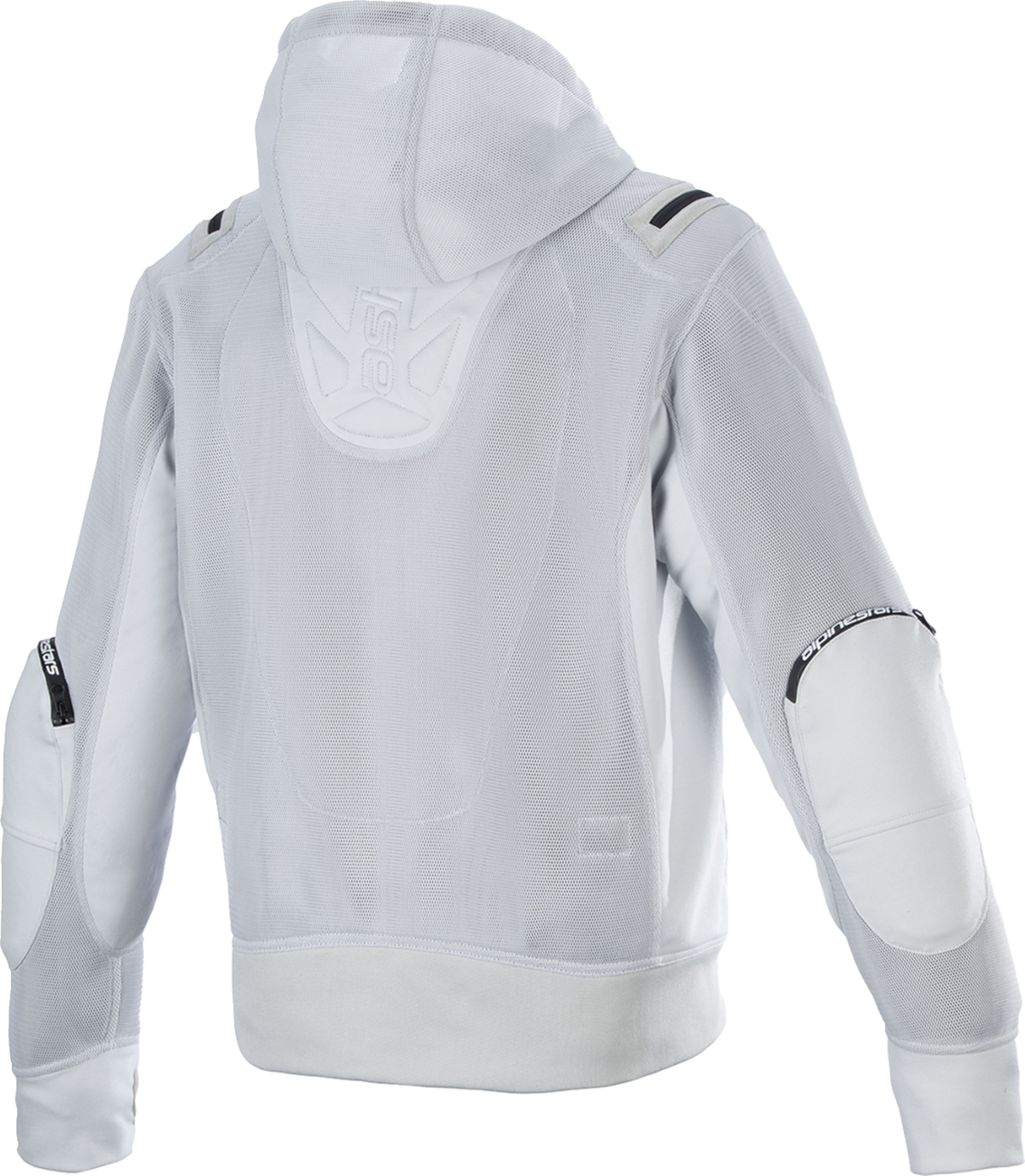 Alpinestars Moflow Air Tech Hoodie Gray Small 4202524-11-S for Warm Weather Riding