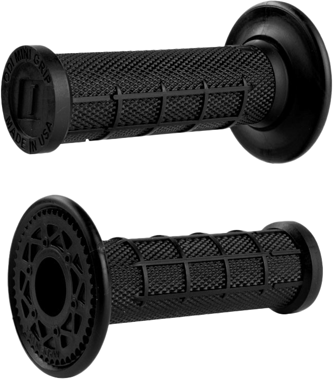 ODI Mini MX Half Waffle Grips Black - Part H01MMB for 50cc Off-Road Bikes