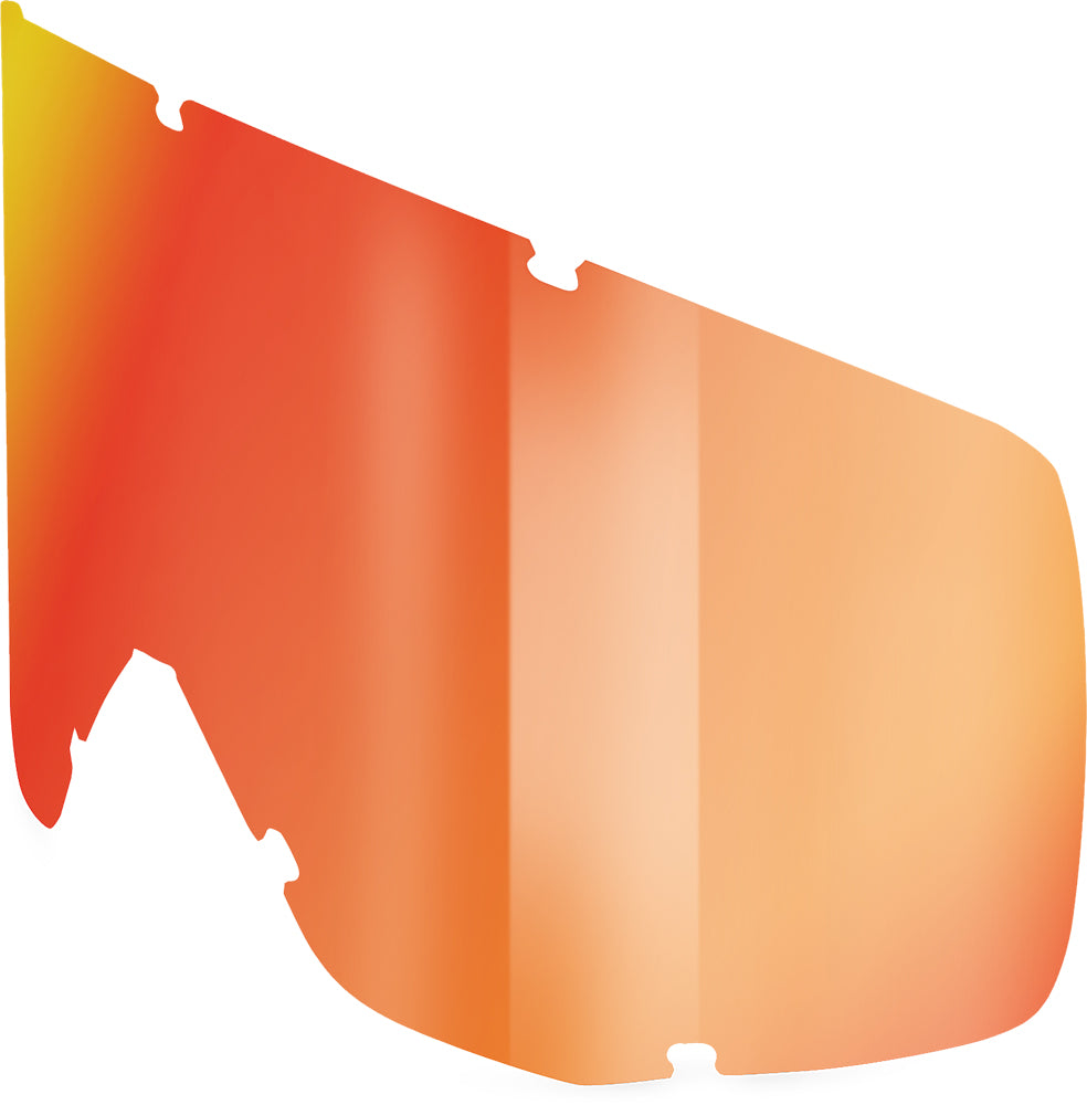 Scott Hustle/Tyrant/Split Goggle Works Lens (Orange Chrome) - Polycarbonate Impact-Resistant UV Protection