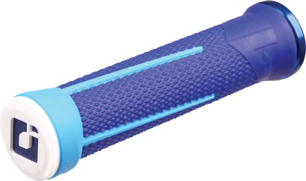 ODI Ag 1 MTB/BMX Grips Bright Blue and Light Blue with Blue Accents - Part Number D35A1BU-U