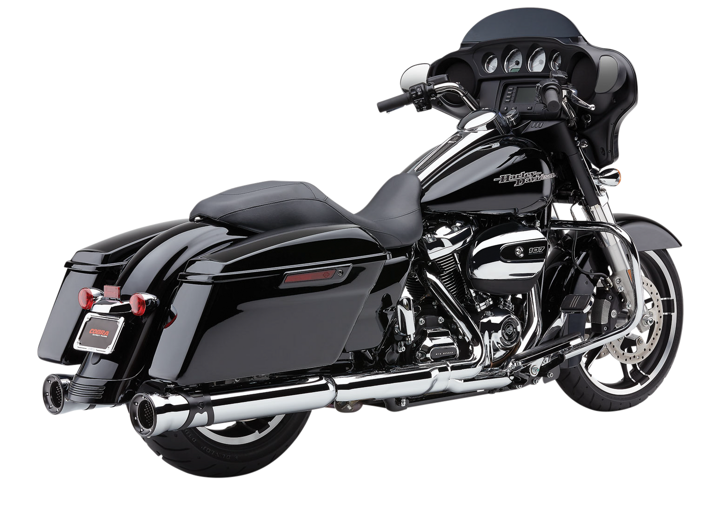 4" RACE-PRO SLIP-ONS CHROME FLH/FLT 17-22