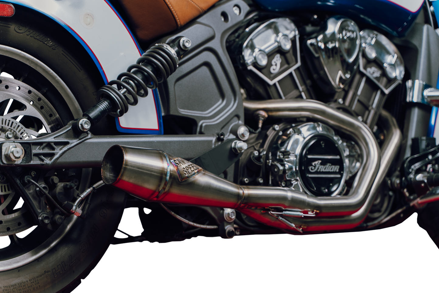 Indian Scout Shorty Cannon Exhaust