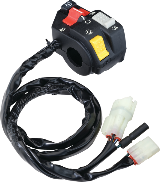 MOOSE OFFROAD Switch Block Assembly for Honda 400-1263-PU