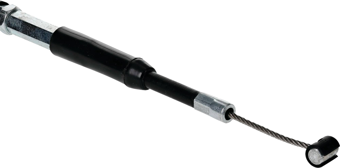 MOOSE OFFROAD Black Vinyl Throttle Cable for Polaris 45-1274 - Stock Length