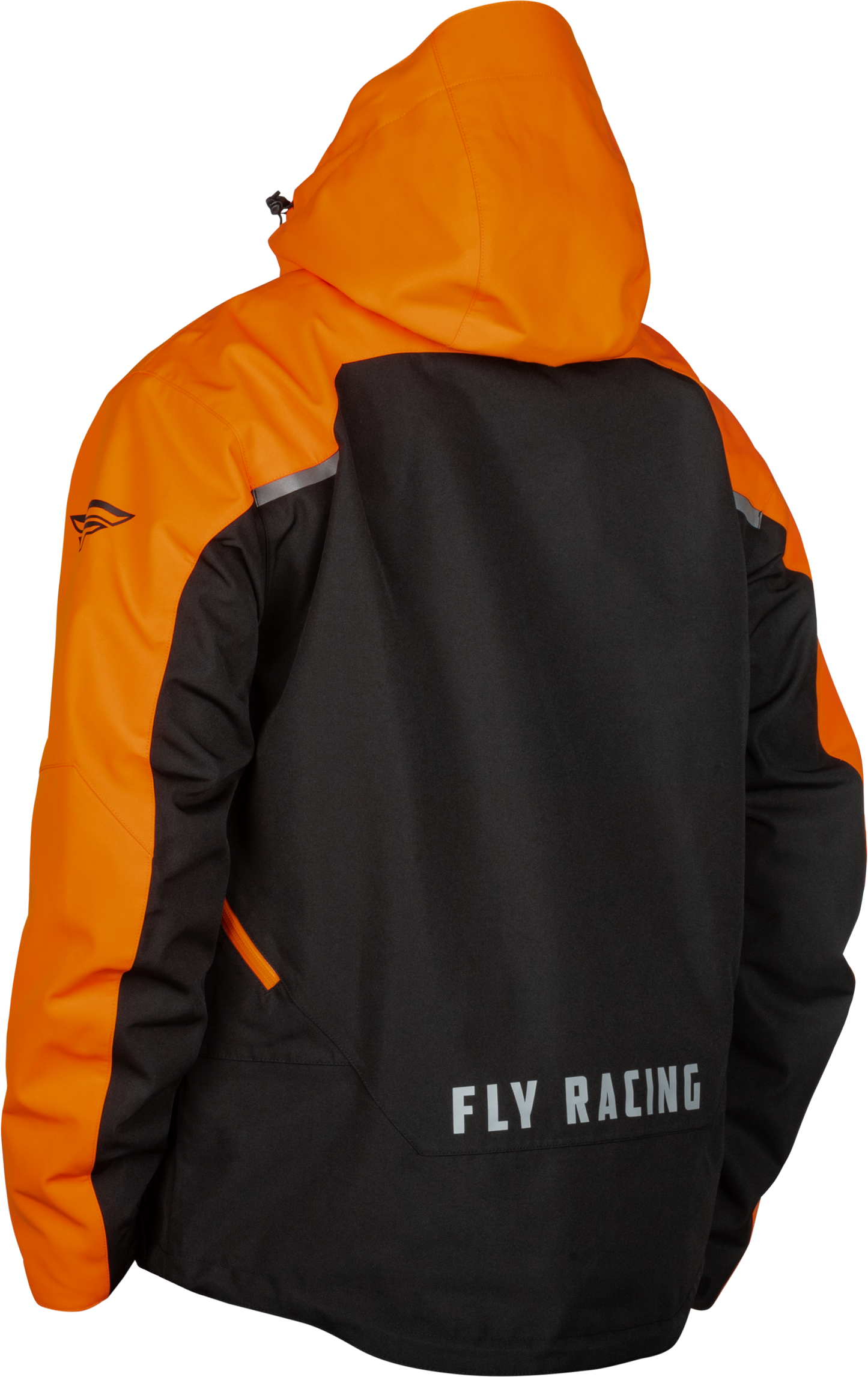 Fly Racing Carbon Jacket Black/Orange Small - Waterproof and Breathable Snow Jacket