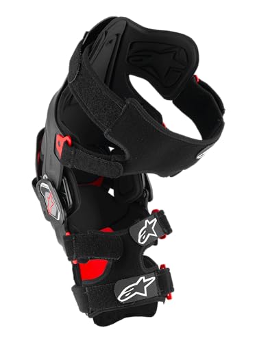 Alpinestars RK-7 Plasma Knee Brace (Black/Red, Large)