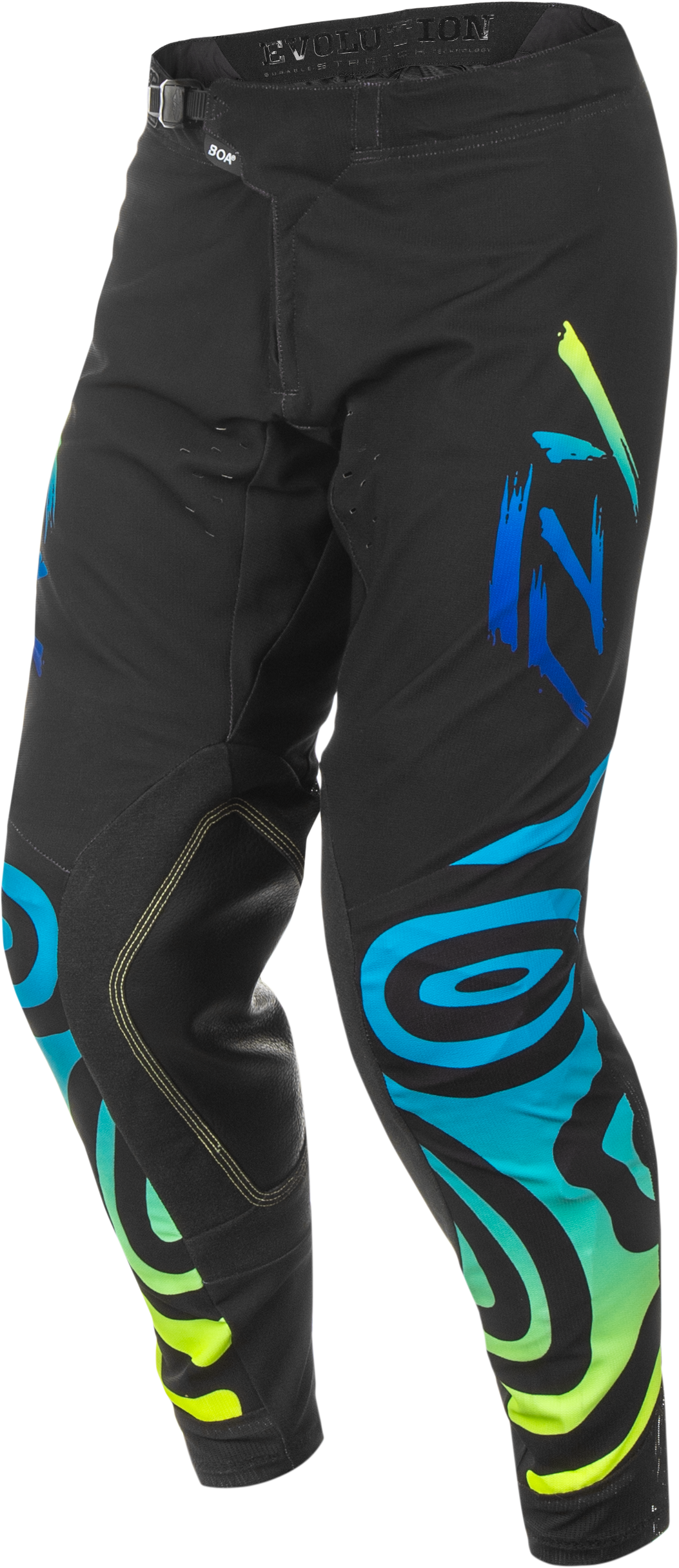 Fly Racing Evolution DST Zen Pants Black/Blue/Hi Vis Size 34