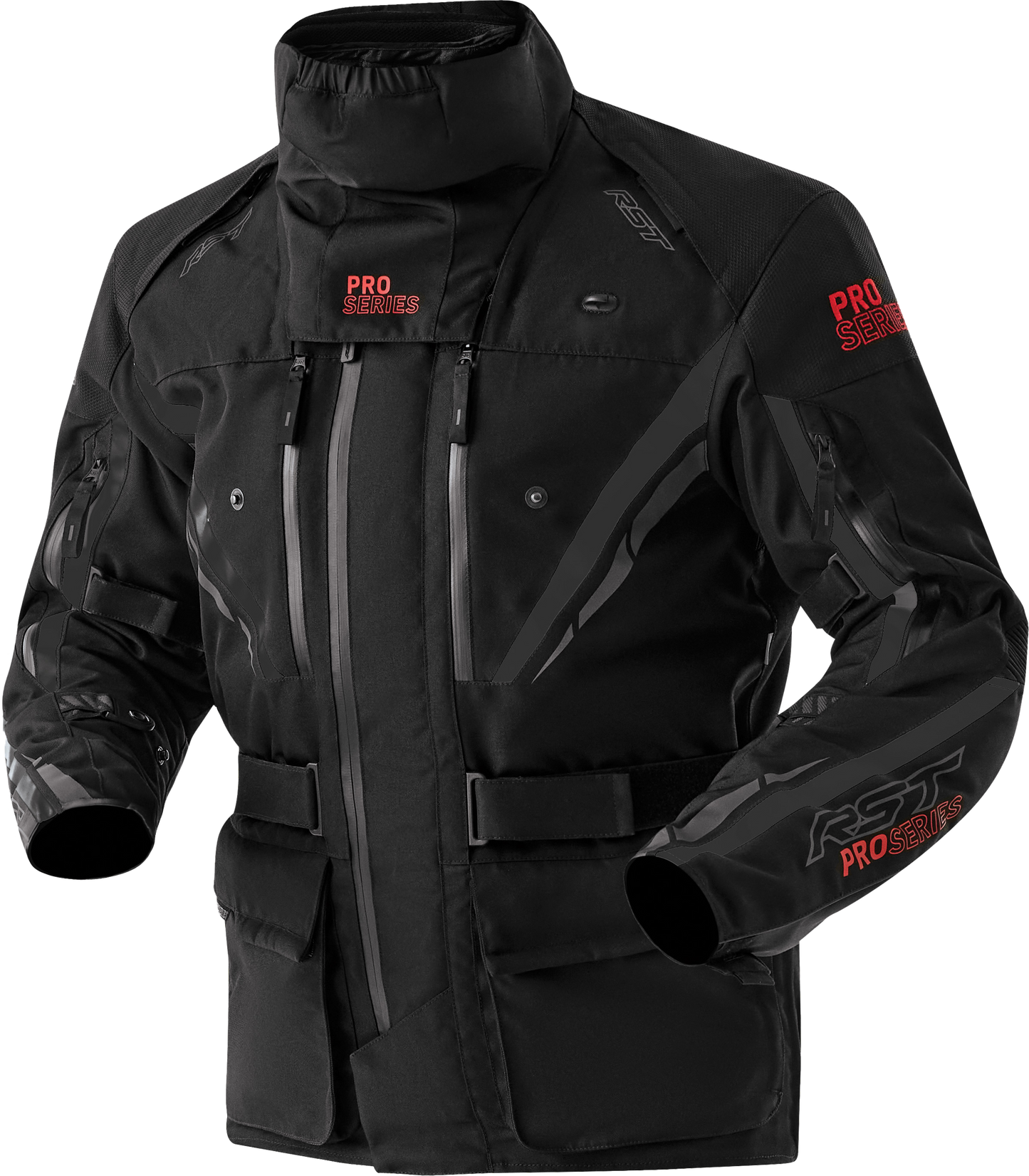 RST Women’s Paragon D3O Jacket Black Textile 3XL – Four-Season Motorcycle Outerwear with Level 2 Armor