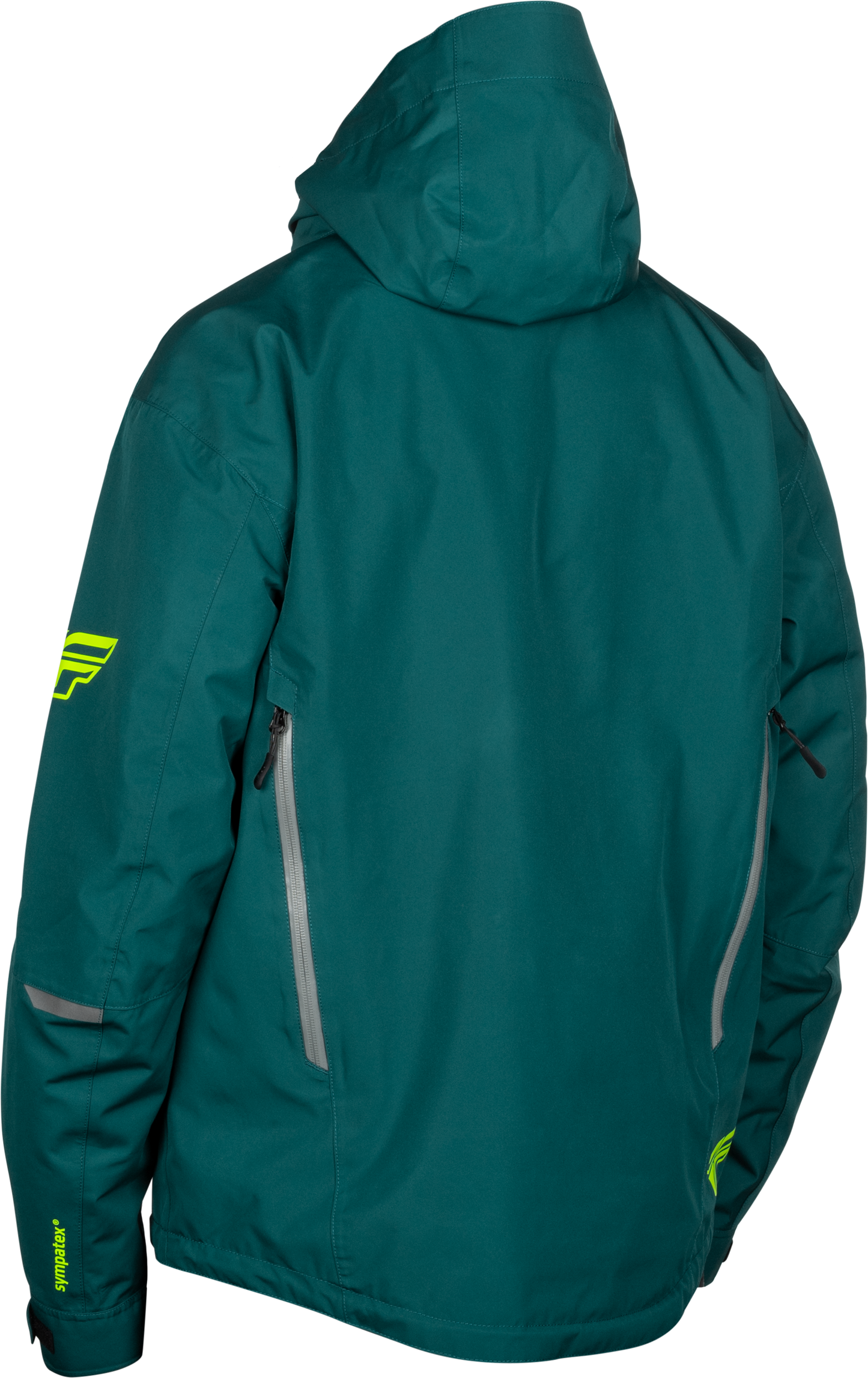 Fly Racing Incline Jacket Teal/Black Large – Waterproof and Breathable Motorcycle Outerwear