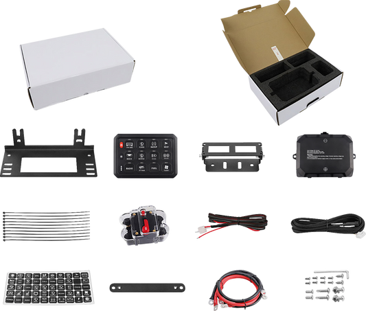 MOOSE OFFROAD 12-Position Gang Switch Panel 90-200-PU with Dimmable LED Touch Control