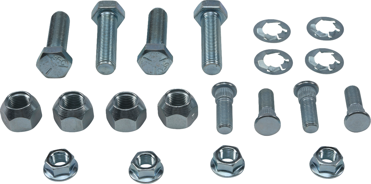 MOOSE OFFROAD Wheel Stud and Nut Kit for Polaris Magnum 325/500 - Rear - Part 85-1138