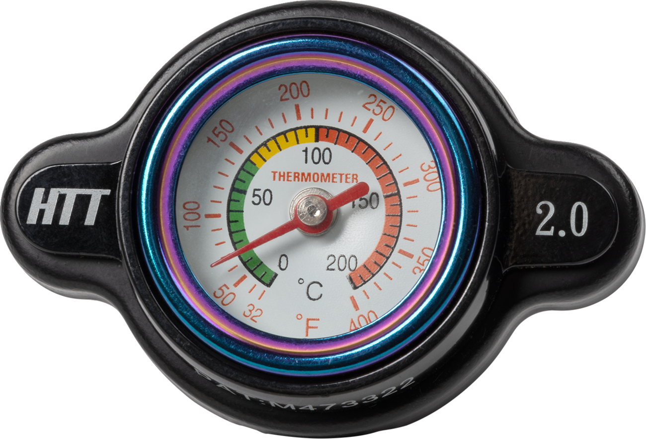MOOSE OFFROAD Radiator Cap with Temperature Gauge - 1.8 Bar I15-6202B