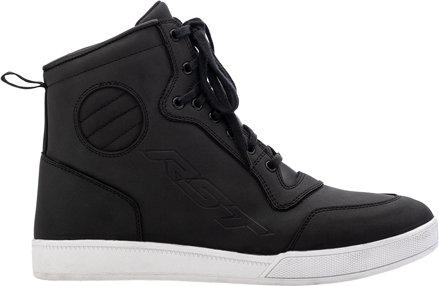 RST Women’s Hitop Moto CE Waterproof Shoe Black Size 5