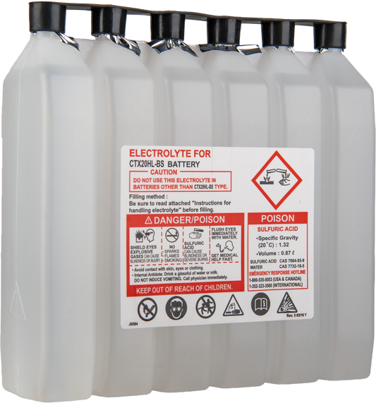 Fire Power CTX20HL-BS-PW Maintenance Free Sealed Motorcycle and ATV Battery