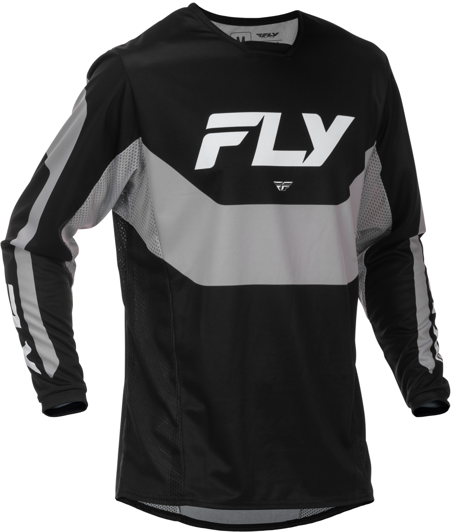 FLY RACING KINETIC JERSEY BLACK/GREY XL'XL