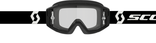 SCOTT Primal Goggle Black/White Clear Works - Medium to Small Face Fit