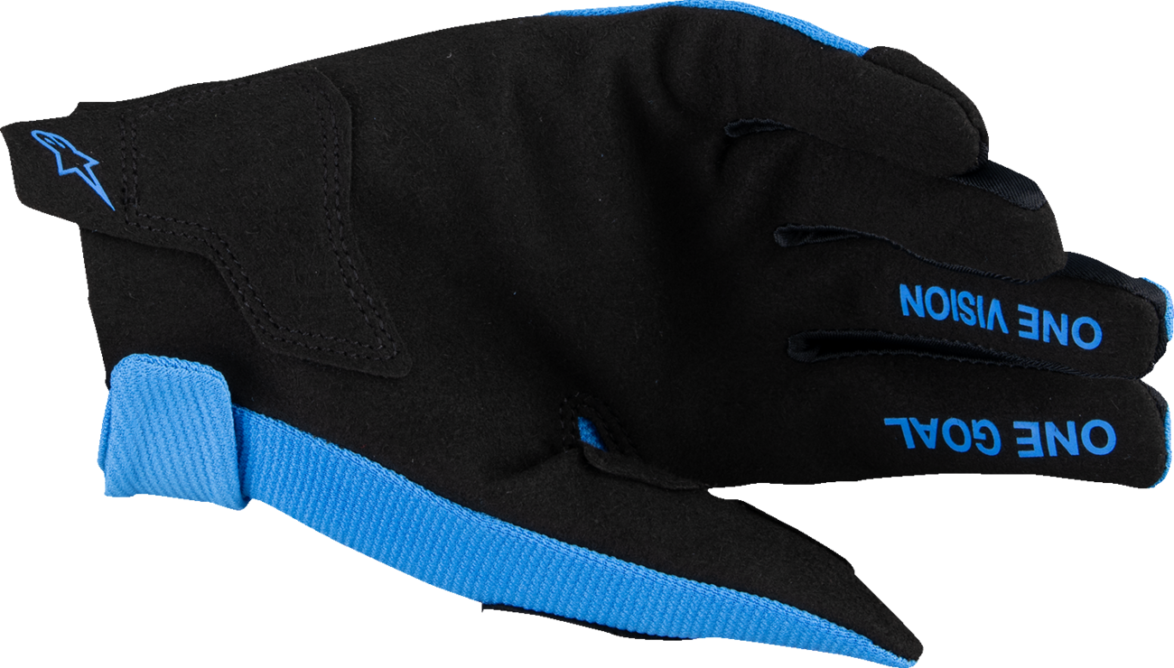 Alpinestars Youth Radar MX Gloves - Blue/Black, Size XS - Part Number 3541824-713-XS