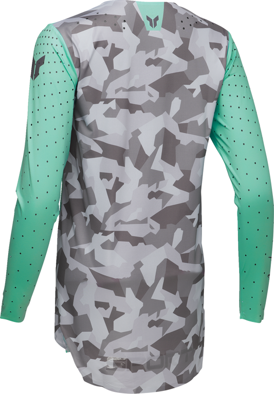 THOR Women's Sportmode Shadow Jersey - Teal, Part No. 2911-0320