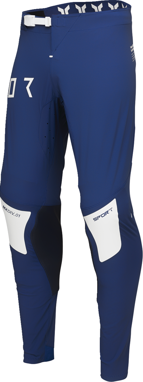 THOR Sportmode Strike Pants - Navy - US 33, Durable Nylon In-Motion Chassis with Moisture-Wicking Technology