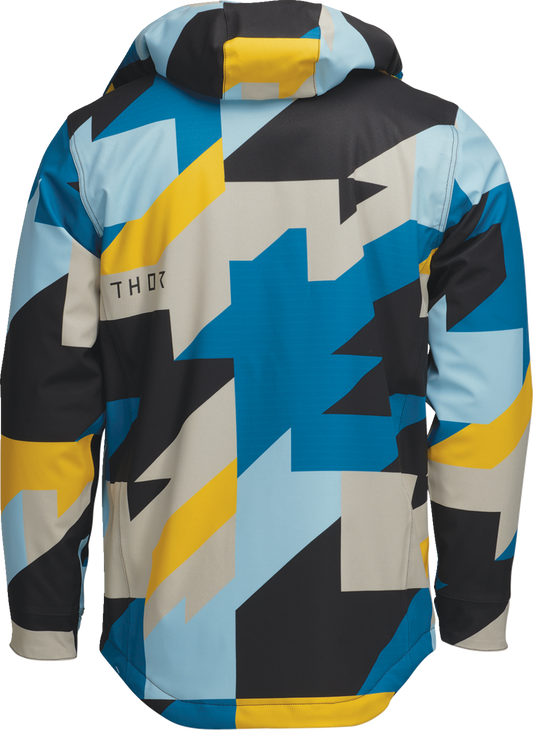THOR Tour Jacket - Brave Blue/Yellow, XL - Model 2920-0820
