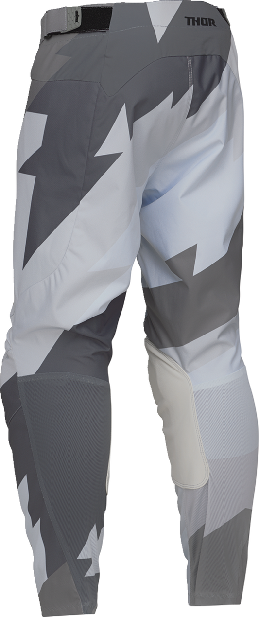 THOR Launchmode Brave Pants - Black/Gray US 40 with Durable Leather Inner Knee Grip and Precision Fit