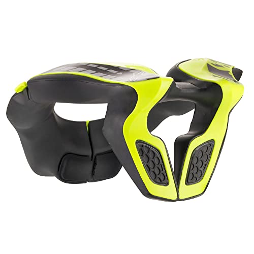 Alpinestars Youth Neck Support, Black/Yellow Fluo One Size