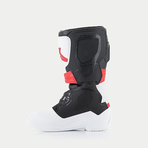 Alpinestars Tech 3S Youth MX Boots (White/Black/Bright Red, 2)