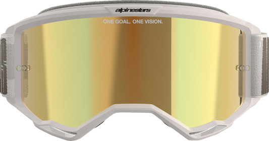 Alpinestars GOGGLES Vision 5 Hollow Wind Goggle with Gold Mirror Lens - Model 5102225-7311